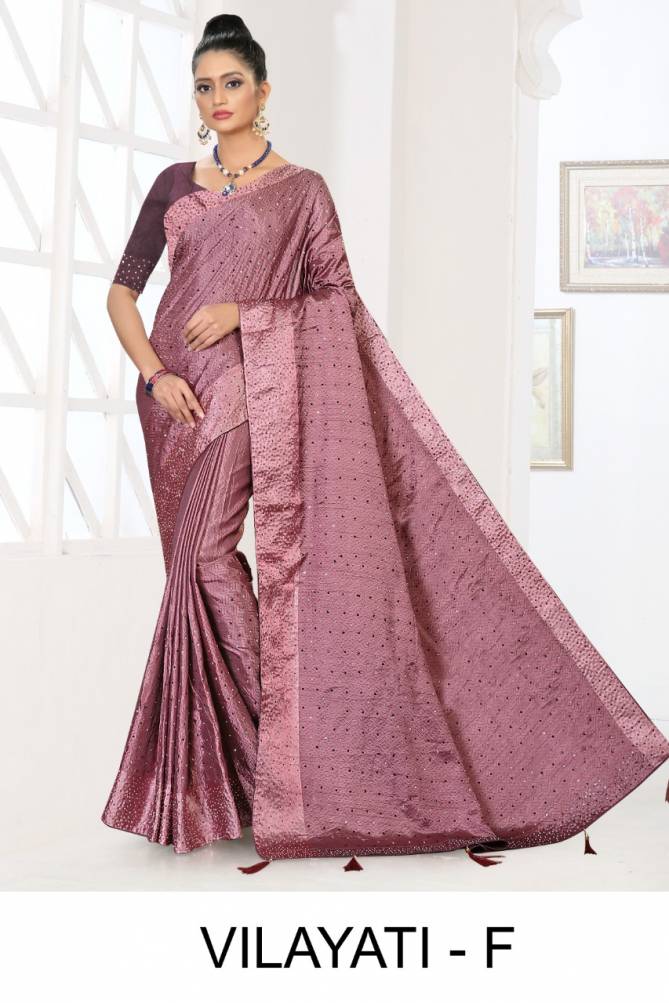 Ronisha vilayati Latest Fancy  fastive wear designer saree collection